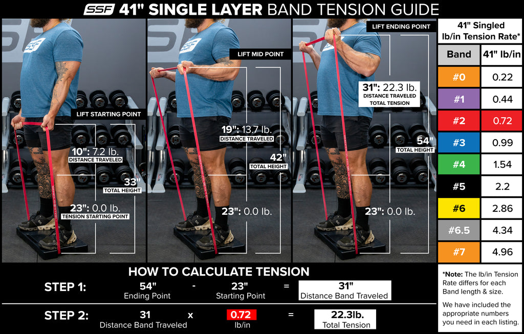 Rogue resistance band progressive overload chart