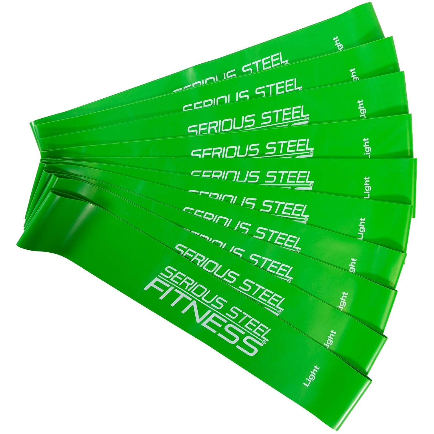Yellow Mini Loop Mini Loops Resistance Bands- 10 Pack – Serious Steel Fitness