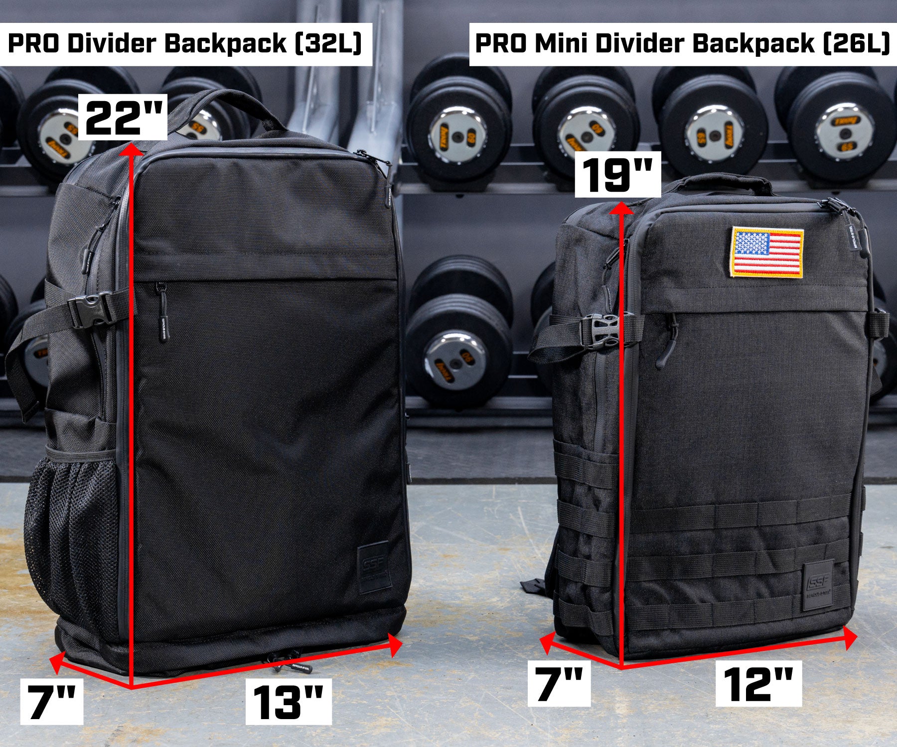 enter gym backpack mini PRO Mini Divider Backpack (26L)