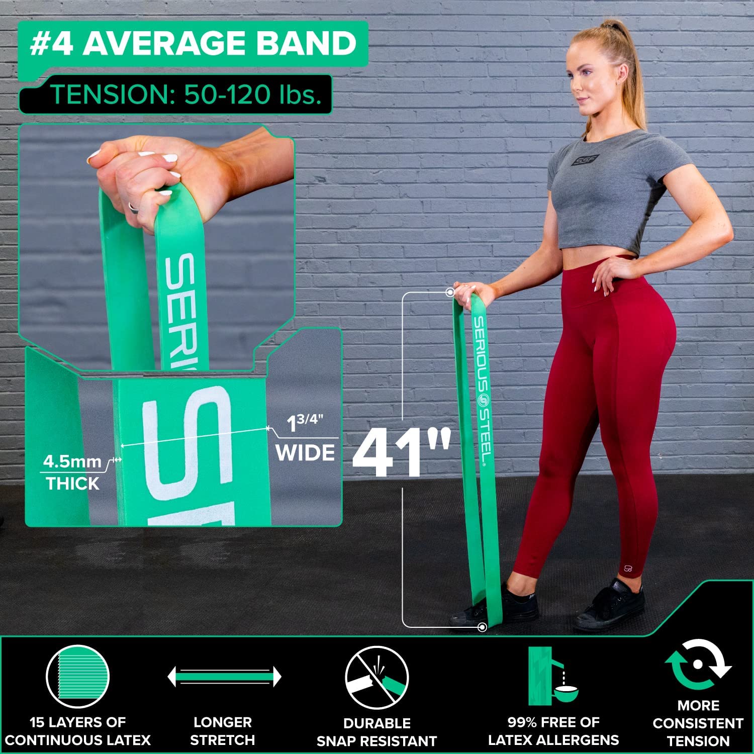 120 lb resistance bands 2025