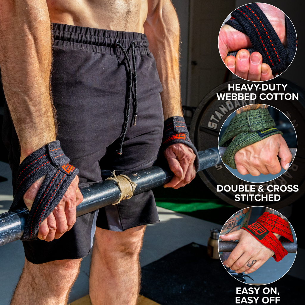8 Straps Rpe Figure 8 Lifting Straps – Serious Steel Fitness