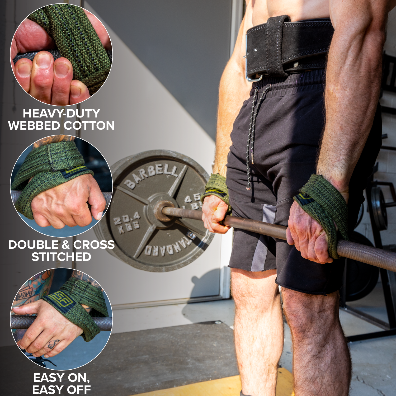 Figure 8 Lifting Straps – Serious Steel Fitness