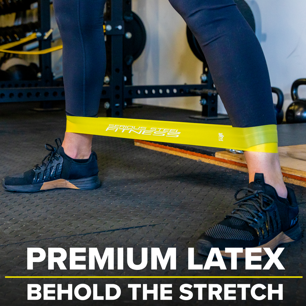 Yellow Mini Loop Mini Loops Resistance Bands – Serious Steel Fitness