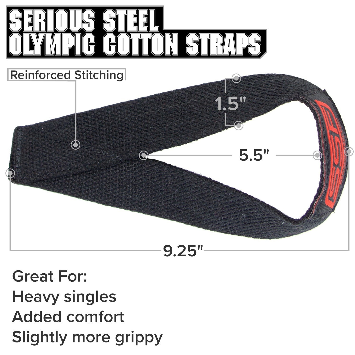 Olympic Lifting Straps – Serious Steel Fitness