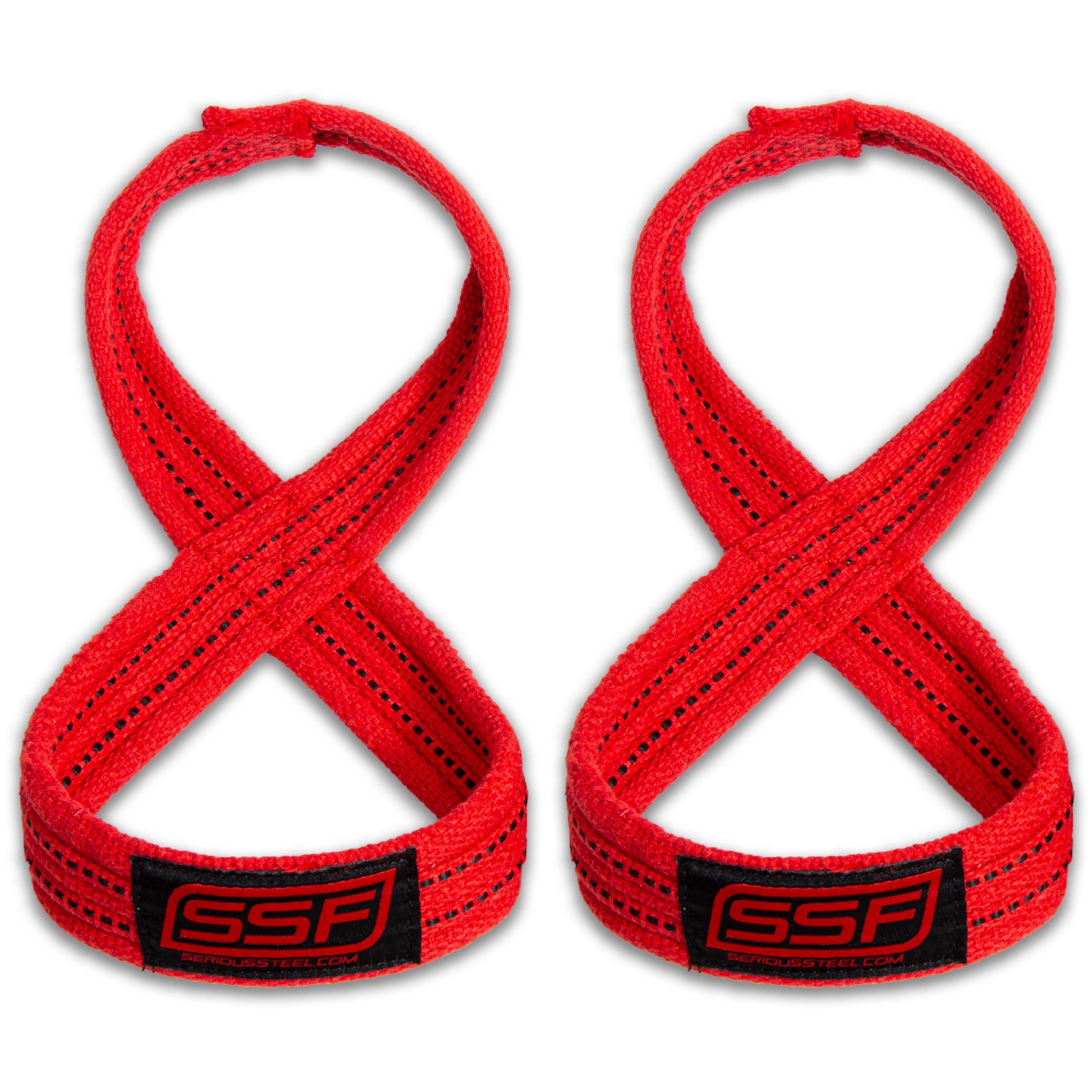 Figure 8 Lifting Straps – Serious Steel Fitness