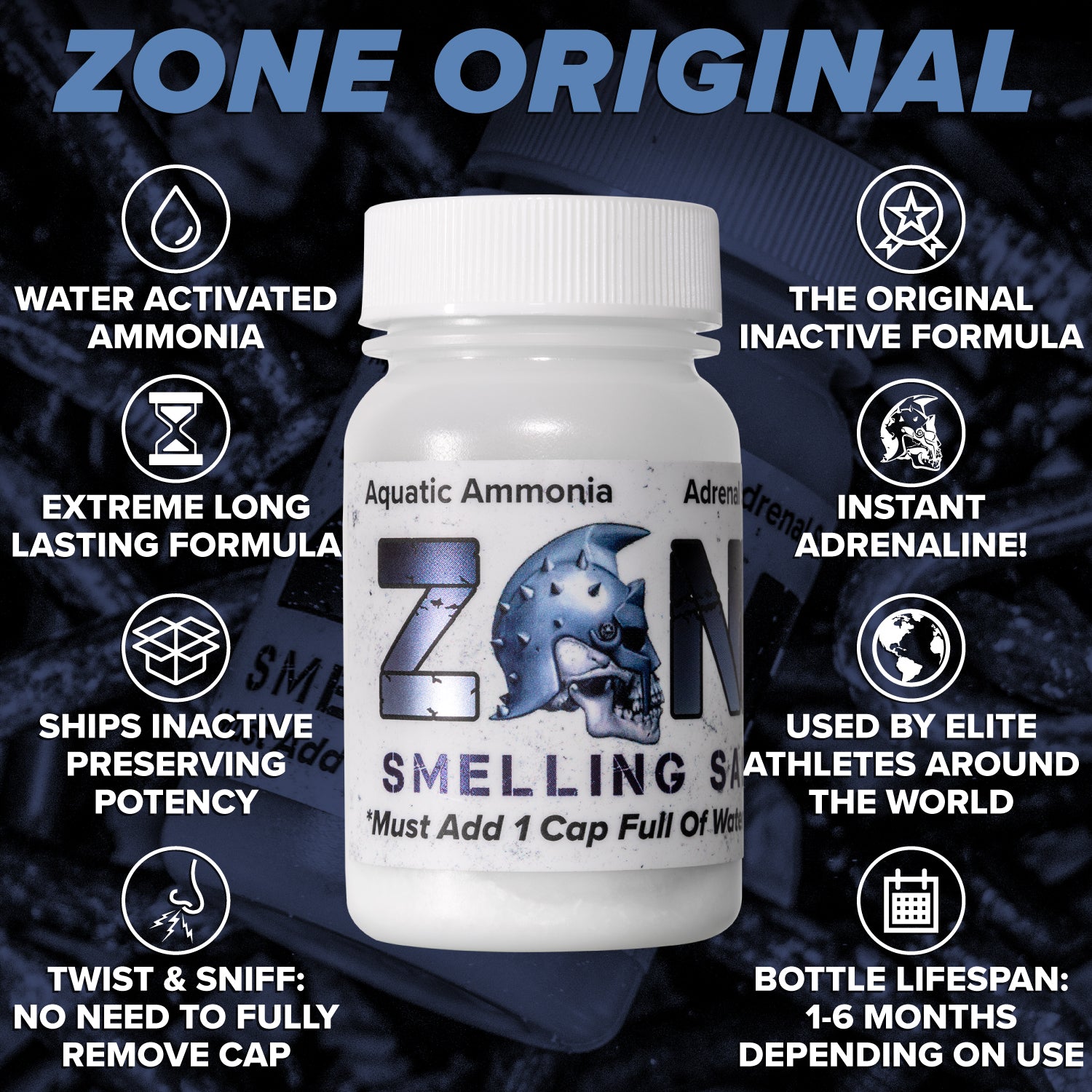 ZONE SMELLING SALTS – Amped Nutrition